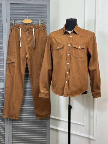 Джинсовый костюм Brunello Cucinelli