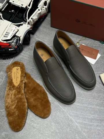 Высокие лоферы Loro Piana