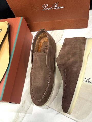 Высокие лоферы Loro Piana