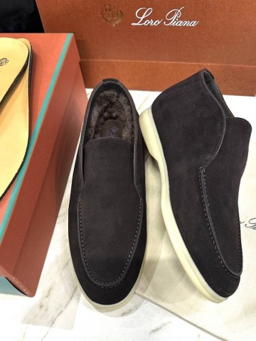 Высокие лоферы Loro Piana