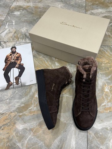 Высокие кеды Santoni