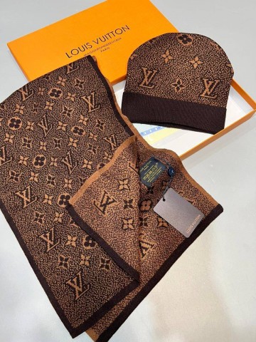 Комплект шапка и шарф Louis Vuitton