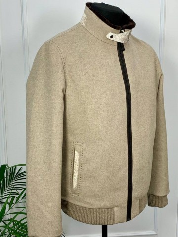 Куртка Brunello Cucinelli вставка из кожи крокодила