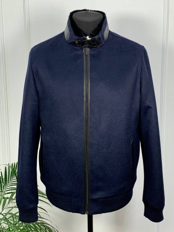 Куртка Brunello Cucinelli вставка из кожи крокодила