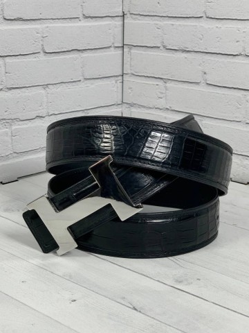 Ремень Hermes из кожи крокодила