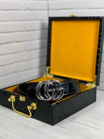 Ремень Gucci из кожи крокодила