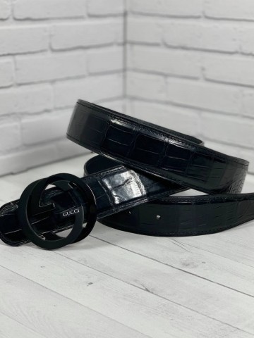 Ремень Gucci из кожи крокодила