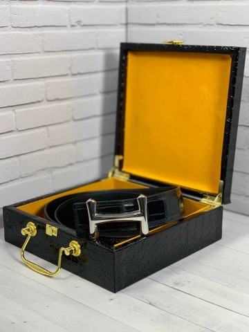 Ремень Hermes из кожи крокодила
