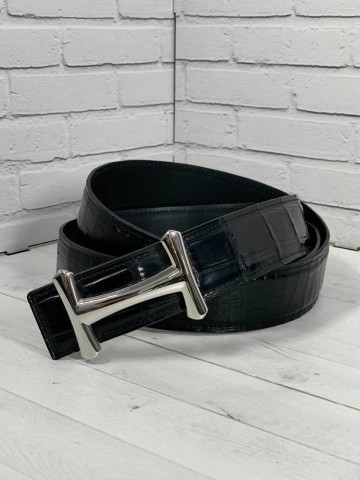 Ремень Hermes из кожи крокодила