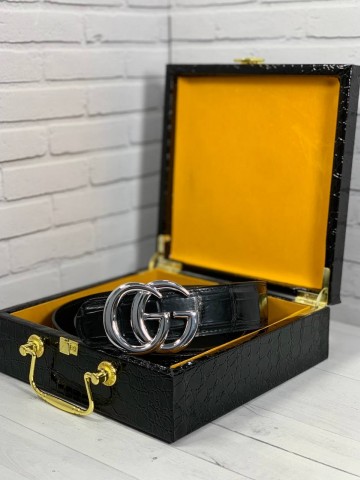 Ремень Gucci из кожи крокодила