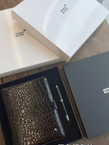 Набор Montblanc (блокнот + ручка) 23х18 см