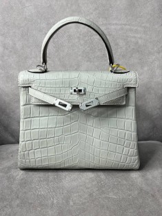 Сумка Hermes из кожи крокодила 25 см