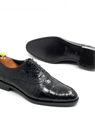 Туфли Brioni из кожи крокодила