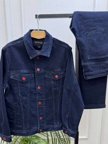Джинсовый костюм Kiton