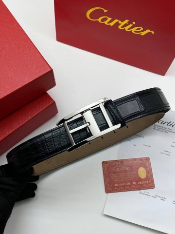 Ремень Cartier из кожи крокодила