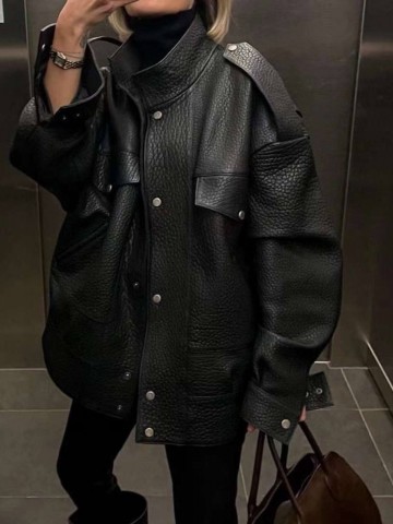 Кожаная куртка Jil Sander
