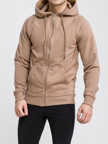 Бежевая кофта Loro Piana Zip-Up hoodie