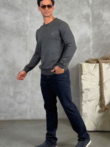 Мужской серый джемпер Loro Piana