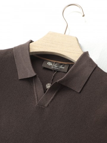 Мужское поло Loro Piana premium - Black