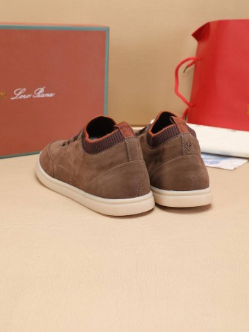 Мужские кроссовки Loro Piana Soho Walk - Brown