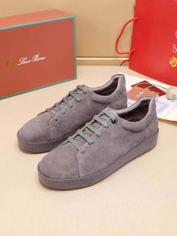 Мужские замшевые кроссовки Loro Piana