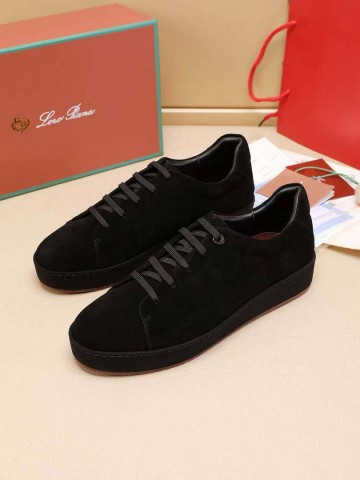 Мужские замшевые кроссовки Loro Piana