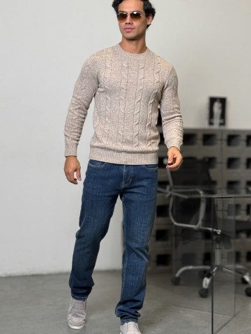 Мужской свитер Loro Piana premium - Light Beige