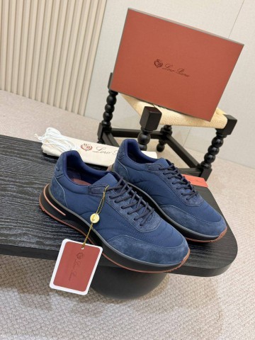 Мужские кроссовки Loro Piana Week End Walk - Navy