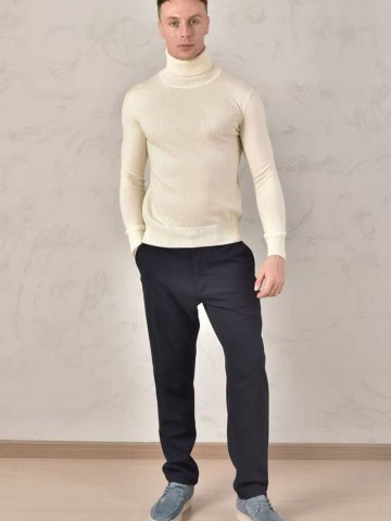 Мужская водолазка Loro Piana Premium - Beige