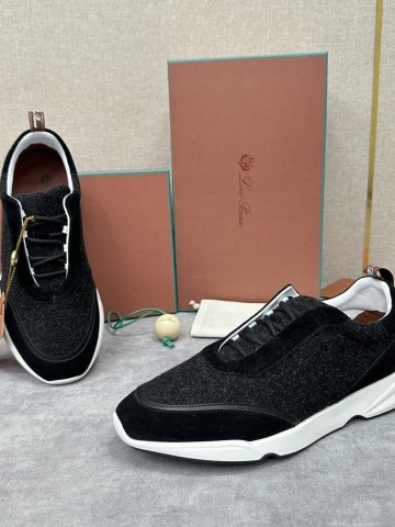 Мужские кроссовки Loro Piana 360 Lp Flexy Walk - Black