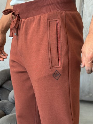 Мужские спортивные штаны Loro Piana monogram - Brown