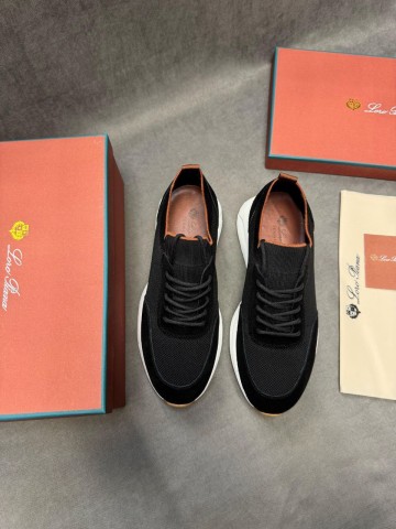 Мужские кроссовки Loro Piana knitted - Navy