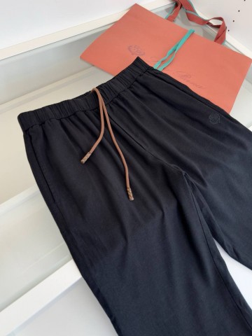 Штаны чёрного цвета Loro Piana Premium