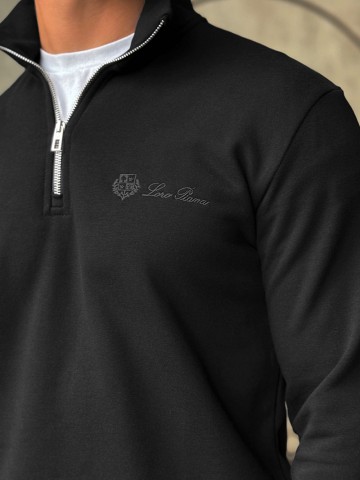 Кофта с высоким горлом Loro Piana - Black