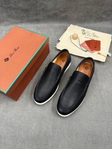 Мужские кожаные лоферы Loro Piana