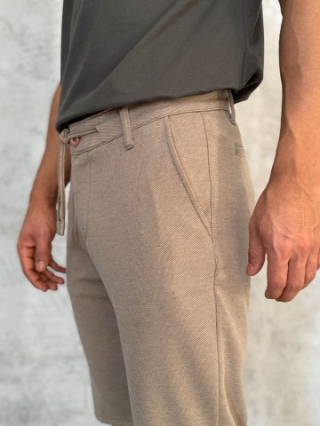 Мужские шорты Loro Piana бежевого цвета