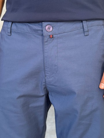 Мужские шорты Loro Piana синего цвета