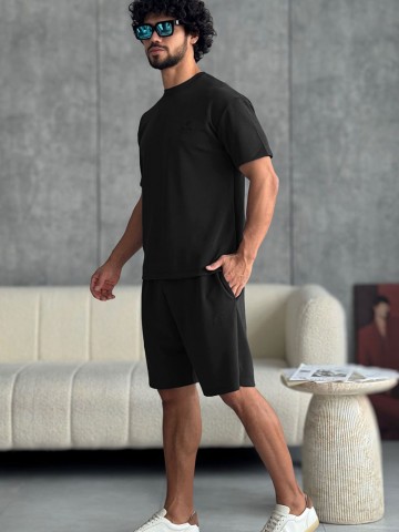 Мужские чёрные шорты Loro Piana