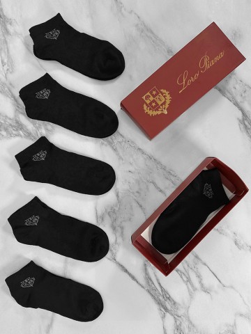 Комплект носков Loro Piana grey logo