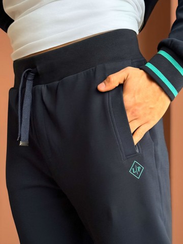 Мужские спортивные штаны Loro Piana monogram - Navy