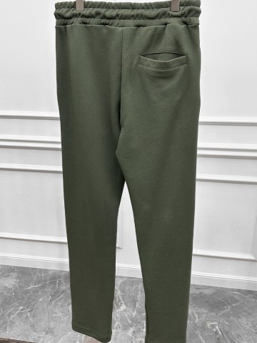 Спортивные штаны Loro Piana logo-embroidered - Green