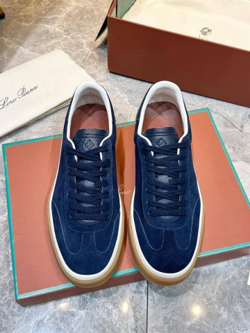 Мужские замшевые кроссовки Loro Piana Tennis Walk