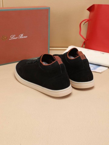 Мужские кроссовки Loro Piana Soho Walk - Black