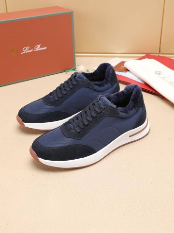 Кроссовки с мехом Loro Piana Week End Walk Evo