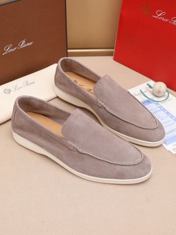 Мужские замшевые лоферы Loro Piana Summer Walk