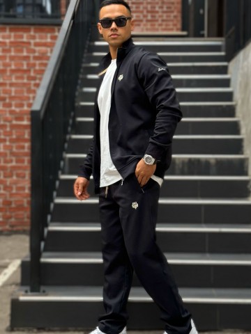 Спортивный костюм Loro Piana logo-embroidered - Black