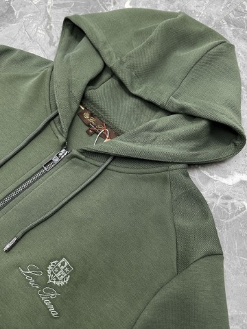 Спортивный костюм Loro Piana logo-embroidered - Green