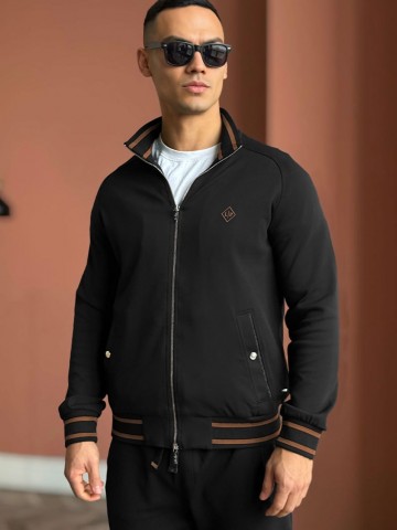 Мужской спортивный костюм Loro Piana monogram - Black