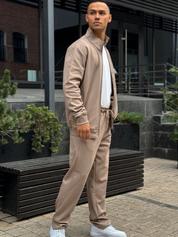 Спортивный костюм Loro Piana logo-embroidered - Beige