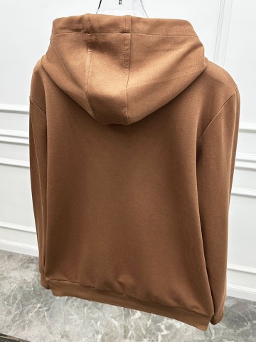 Мужская кофта на молнии Loro Piana - Brown